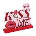 thumbnail image 2 of Letrero de el Valentín Letrero de romántico Decoración pa el Valentín, BESO perfecl Centros de Mesa, 2 of 5