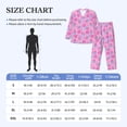 thumbnail image 4 of Naloa Donuts Men’s Pajamas Set - Long Sleeve Button Down Sleep Shirt and Pajama Bottoms Sleepwear Set-X-Large, 4 of 7