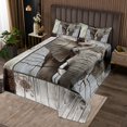 thumbnail image 2 of Erosebridal Safari Elephant Coverlet Set King, African Animal Bedding Set, Rustic Farmhouse Decor 3-Piece, 2 of 5