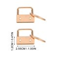 thumbnail image 2 of 50Pcs Key Chain Clamp Fob DIY Supplies for Wristlet Keyring Belt Webbing, 2 of 2