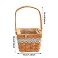thumbnail image 2 of Handmade Woven Flower Decorative Storage Living Room Flower Racks Indoor Outdoor Use Unique Home Organization and Wedding Woven, 2 of 5