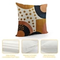 thumbnail image 4 of JEUXUS  Mid Century Modern Boho Abstract Throw Pillow Covers  Aesthetic Navy Blue Burnt Orange Pillow Covers Geometric Minimalist Decor for Couch Home Decor, 4 of 5