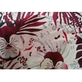 thumbnail image 5 of oneOone Coton Soie Tissu Rouge Tropical Matière de Robe Tissu Imprimé Tissu au Mètre 42 Pouces de Large, 5 of 5