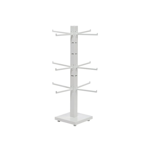 Tripar Tabletop 4 Sided Display with Adjustable Arms - White