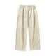 thumbnail image 2 of Pantalones largos para hombre, estilo exterior, moda, gruesos, lisos, informales, con cintura elástica y bolsillos, cargo, 2 of 4