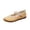 Yellow, variant on Women's Jacquard Strap Mary Janes, Pearl Decor Dress Trainers, Soft Flexible Wedding Party Walking Flats Beige