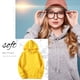 thumbnail image 5 of Sudadera con capucha Sudadera con capucha unisex de algodón Sudadera con capucha que absorbe el sudor Sudadera con capucha, amarillo, L kenally AP000776-27, 5 of 7