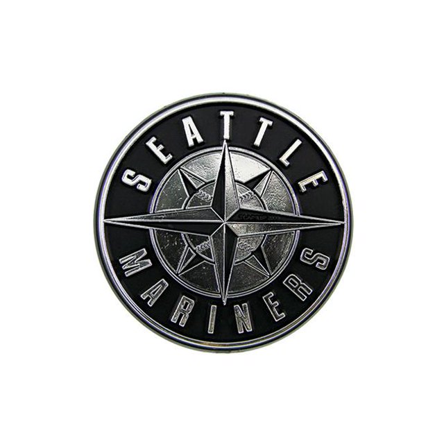 Pro Mark ML26 3,5 x 3,5 Po. Emblème Chromé des Seattle Mariners