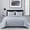Silver, variant on Chezmoi Collection Liam 7-Piece Silver Gray Bed in a Bag Queen Comforter Set with Sheets Medallion Embossed Bedding Set