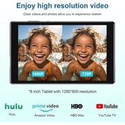 Android Tablet 7 inch, Android 12 Tablet, 4GB RAM 32GB ROM, Quad-Core Processor, Dual Camera, WiFi, 128GB Expand, Game, GMS Certified Tablets for Kids