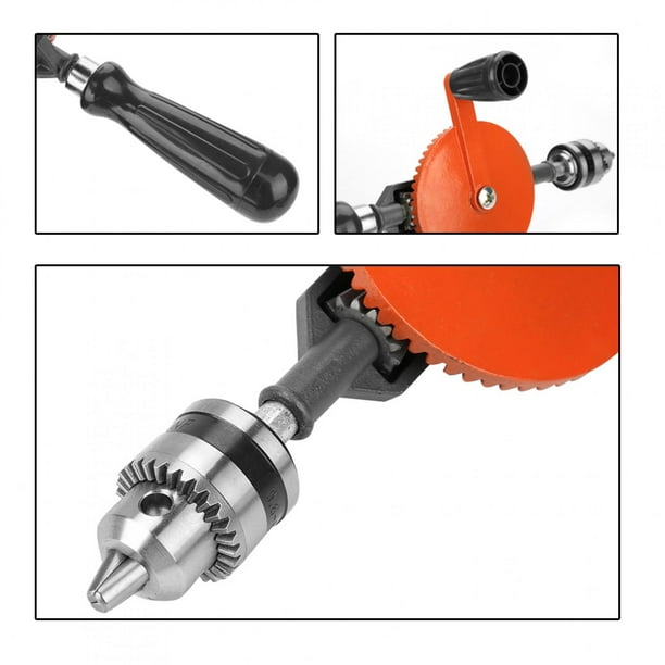 Hand crank wood drill deals