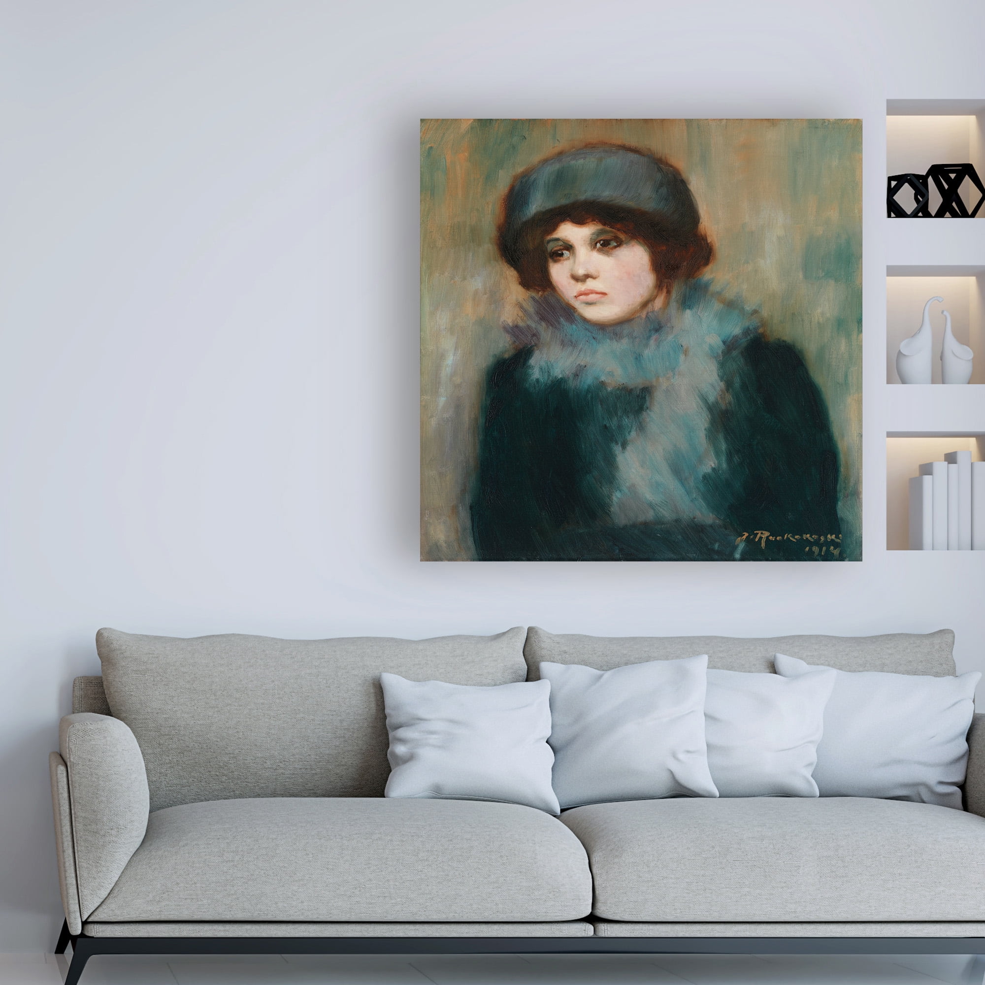 Ruokokoski 'Woman' Canvas Art