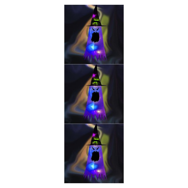 Sombrero de Halloween Moyic decoración luces LED disfraz accesorios de Cosplay