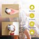 thumbnail image 3 of Door Knob Child Proof Cover, Child Safety Locks for Doors, Kid-Proof 4 Pack/White (Also Safe for Toddlers and People Suffering from Dementia), 3 of 5