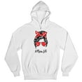thumbnail image 5 of Mom Life Messy Bun Sweatshirt Trendy Motherhood Parenting Maternity Family Mother's Day Mama Mommy #momlife Hoodie, 5 of 7