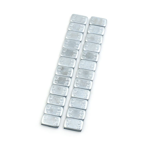 Tiras De Contrapesos De Rueda Auto-Adhesiva De 2.1Oz Para Motocicleta De 140x19mm 2Pcs