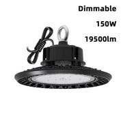 BBIER Dimmable LED High Bay Light Fixture 150W 19500lm Highbay Lamp for Commercial Industrial Lighting