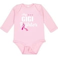 thumbnail image 3 of Inktastic Breast Cancer Awareness My Gigi is a Fighter Boys or Girls Long Sleeve Baby Bodysuit, 3 of 5
