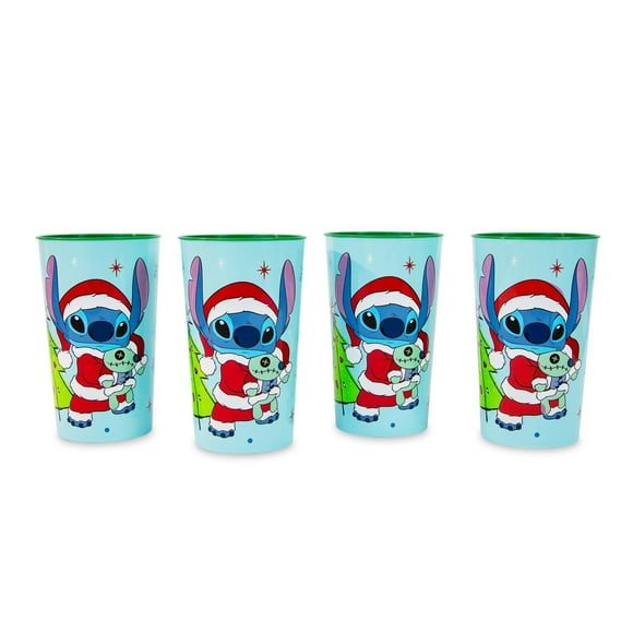 Juego de vasos de plástico Silver Buffalo Disney Lilo & Stitch