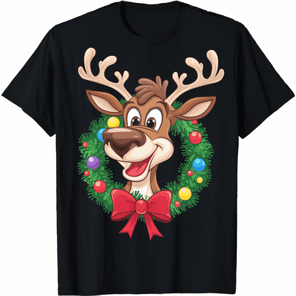 Merry Christmas Reindeer Xmas Family Men Women T-Shirt