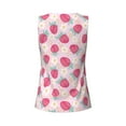 thumbnail image 5 of Picia Floral Strawberr Pattern Women's Workout Tank Top,Breathable Activewear,Slim Fit Athletic Top,Versatile Workout Moisture-wicking top-Small, 5 of 9