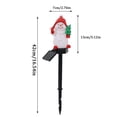 thumbnail image 2 of Solar Christmas Lights Outdoor Featuring Snowman Design with Red Hat and Scarf, Weather-Resistant Outdoor Solar Pathway Lights for Yard and Garden Decoration, Festive Christmas, 2 of 6
