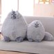 thumbnail image 4 of Peluches para niños para niños, divertidos muñecos, peluches, peluches grises (1 pieza, gris, 30 cm), 4 of 5
