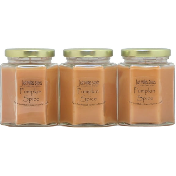 Pumpkin Spice 3-Pack Candles -Just Makes Scents Candles & Gifts