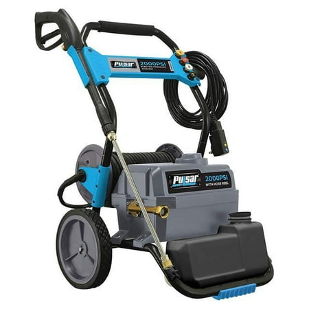 Pulsar 2,000 PSI, 1.6 GPM Electric Pressure Washer with Hose Reel & Built-in Soap Tank (Best Home Power Washer 2019)