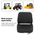 thumbnail image 4 of Tractor  With Double Slide Rails Fold Down Comfortable PVC Leather for Tractor Mower Skid Loader Telehandler Backhoe Excavator Dozer, 4 of 7