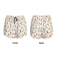 thumbnail image 4 of Disketp Cute Rabbit Print Women's Shorts Workout Shorts for Athletic Gym Running Shorts with Phone Pockets, 4 of 8