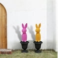 thumbnail image 4 of 1 Pack Easter Decorations Outdoor Yard Signs Vintage Bunnies Easter Eggs Yard Stake with H Stands for Holiday Party Spring Patio Lawn Garden Decor, 4 of 7