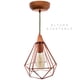 thumbnail image 2 of Lampara Colgante Vintage Luz Ideal Rubí Cobre, 2 of 5