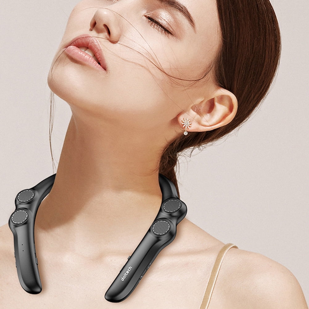 FunnyBeans Wearable Bluetooth-compatible Speaker Hang Neck Wireless Stereo Bass Portable