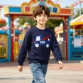 thumbnail image 6 of LIBRCLO Boys Long Sleeve Shirts, Cotton Crew Neck Graphic Sweatshirts Tops for Kids Clothes Size 6-7 Years, 6 of 8