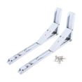 thumbnail image 5 of 4 Sizes Corner Bracket, Shelf Brackets, Milk White For Bookrack Clapboard, 5 of 5