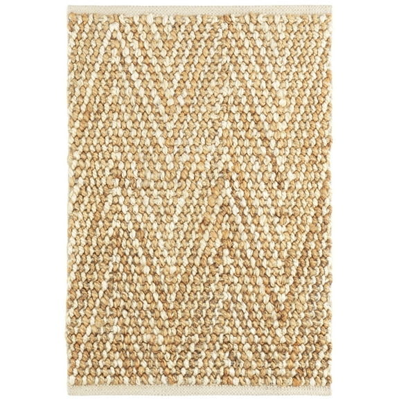 Dash & Albert Meghan Handwoven Jute Rug, 8' x 10', Ivory/Natural