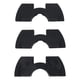 thumbnail image 2 of 3 piezas de almohadillas de amortiguación de goma para scooter, accesorio amortiguador de vibraciones modificado. negro, 2 of 6