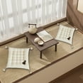thumbnail image 2 of Luoshdecor Floor Pillow Cushions 18x18 in,White Square Pillows Seat Cushion with Tassel for Tatami Living Room Yoga, 2 of 6