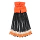 thumbnail image 1 of Extensiones de cola de caballo con cuentas para niñas, trenzas de caja, extensiones de cabello sintético con lazos, peinado protector fácil y moderno para niñas pequeñas (naranja ombré, caja de 23 cm), 1 of 1