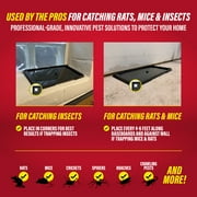 Catchmaster Heavy Duty Solid Glue Traps, 2 Count - for Rats, Mice & Insects