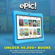 Contixo K102 Kids Tablets, Educational Tablets for Kids with eBooks, Tablet Case, and Kickstand, 10”, Blue