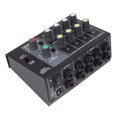 Mini Sound Mixer 8 In 2 Out 4 Channel Stereo and 8 Channel Mono
