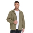 thumbnail image 2 of Iceglad Men's Lightweight jacket Full Zip Windbreaker Athletic Jacket with Pockets Size Up Recommended Casual Track Jacket Breathable Outdoor Running Sportswear Coat for Training Fitness, 2 of 8