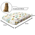 thumbnail image 2 of Ice Cream Pet Bed, Pattern in Scandinavian Style Cones with Colorful Scoops and Geometric Design, Resistant Pad for Dogs and Cats Cushion with Removable Cover, 24" x 39", Multicolor, by Ambesonne, 2 of 4