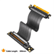 thumbnail image 3 of Cable de ExtensióN PCIE 4.0 16X, Cable Elevador GPU de Alta Velocidad de 64 GB para Tarjeta de ExtensióN GPU, Longitud 30 cm (90 Grados), 3 of 5