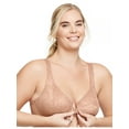 thumbnail image 4 of Glamorise WonderWire Front-Closure Stretch Lace Underwire Bra 9245 (Women's & Women's Plus), 4 of 7