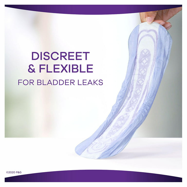 Always Discreet plus, Incontinence Pads for Women, Extra Heavy Absorbency,  Long Length, (90 ct.) 