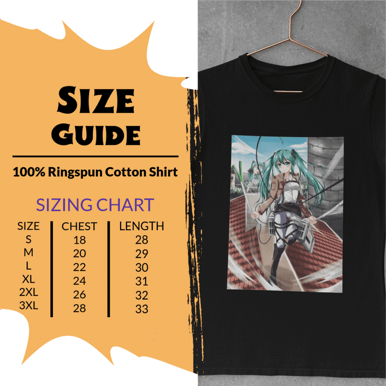 Size Matters: Your Essential Anime Merch Size Chart Guide