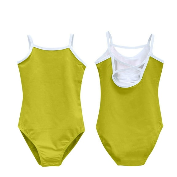 Posijego Girls Gymnastics Leotard for Little Girls Racerback Camisoles Dance Bodysuits Activewear